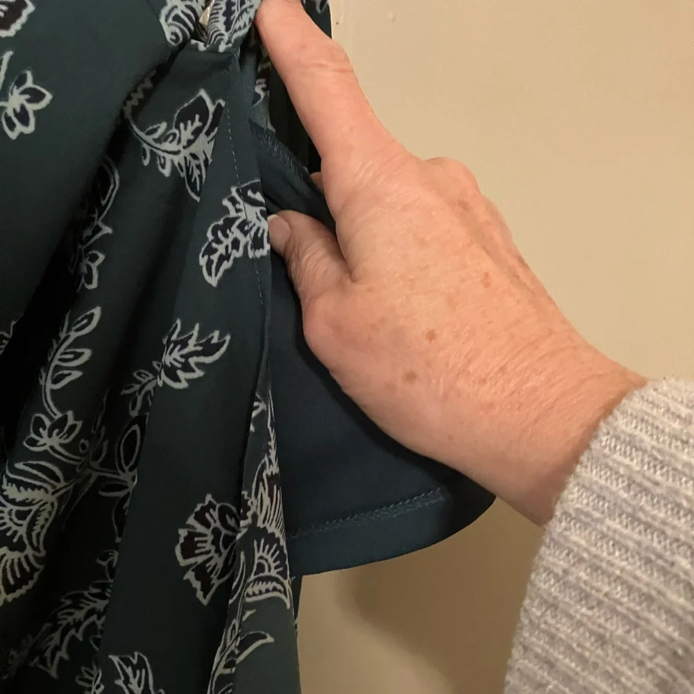Maxi skirt with floral print - Picture 4 of 4